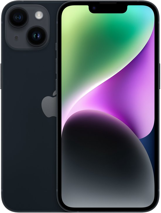 Apple iPhone 14 - 128GB - Middernacht
