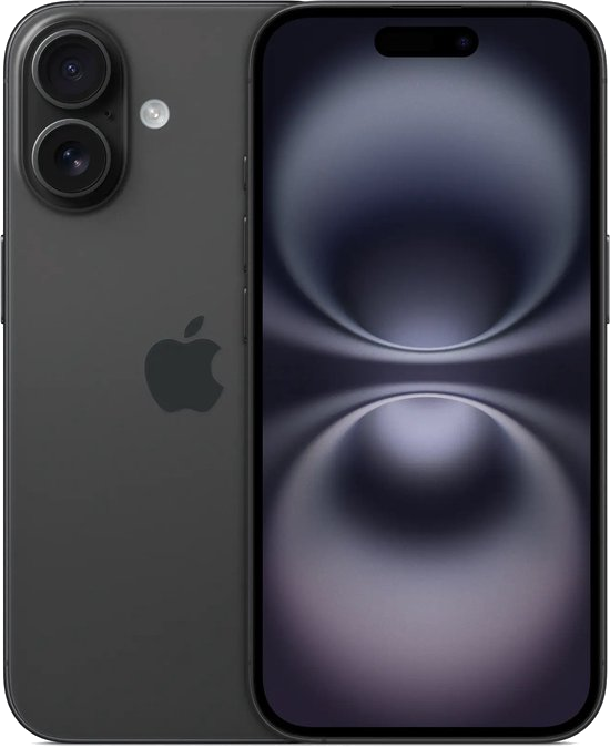 Apple iPhone 16 - 128GB - Zwart